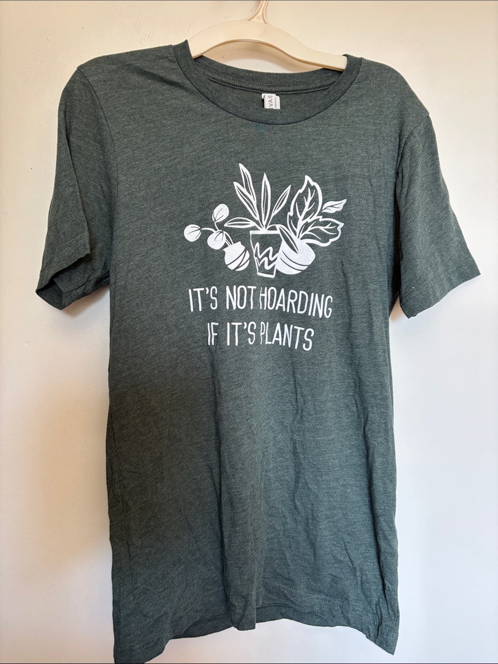 Dark green cute shirt for gardeners